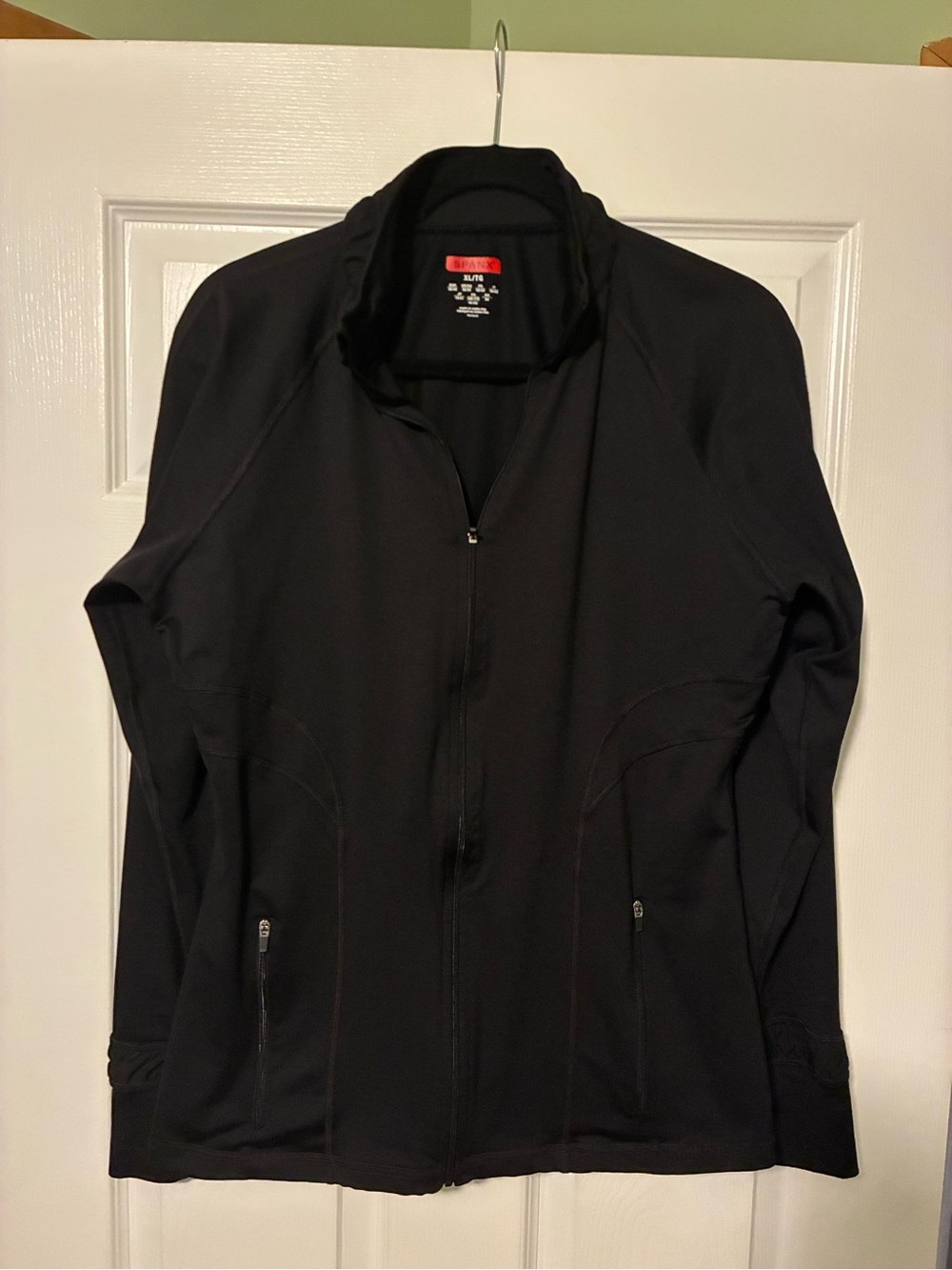 Spanx Activewear Breathable slimming zip up top Women’s XL